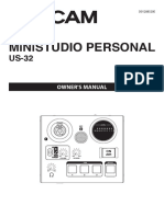 Ministudio Personal: Owner'S Manual