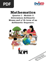 MATH 10 - M3 - Arithmetic Sequence PDF