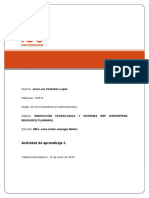 Actividad de Investigación. Sistema de Gestión de Recursos ERP