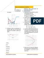 Semana 03e Taller Ecuación de La Parábola, Elipse y Circunferencia