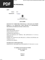 Legislación Provincial de Córdoba - Ley Número 10543