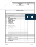 G Nuovo Pignone: Commissioning Form Gas Detection System