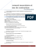 Renforcement Musculaire Et Régime de Contraction