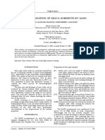 Characterization of Silica Sorbents by Sans