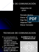 Tecnicas de Comunicacion