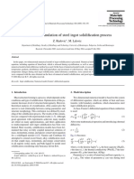 Numerical Simulation of Steel Ingot Solidification Process 2