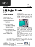 LCR Series Circuits: AC Theory