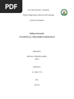 Midterm Research: Statistical Treatment Research: de La Salle University - Dasmariñas