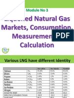 Module No 3: Liquefied Natural Gas Markets, Consumption, Measurement & Calculation