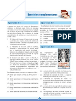 ENEM Amazonas GPI Fascículo 6 - O Mundo Das Artes - Exercícios Complementares