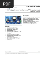 STEVAL-ISA102V2: 80 W High Performance Transition Mode PFC Evaluation Board Based On L6562A