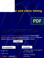 Valve Gear and Valve Timing