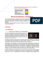 Normas Gramaticales y Ortográficas - EF