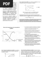 Efecto de La Temperatura para El Diseño Óptimo de Reactor