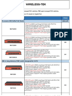 Wireless-Tek: Price Model