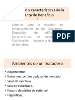 Ubicacion y Caracteristicas de La Planta de Beneficios 3