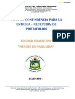 Plan de Contingencia para Entrega de Portafolios