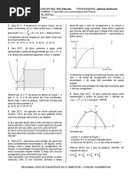 Lista Exercicios 2 Funcao Quadratica-Gabarito