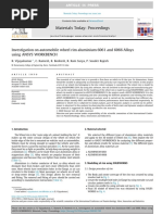 Materials Today: Proceedings: R. Vijayakumar, C. Ramesh, R. Boobesh, R. Ram Surya, P. Souder Rajesh