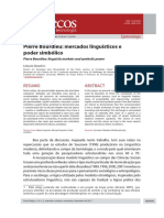 Pierre Bourdieu - Mercados Linguísticos e Poder Simbólico PDF