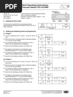 Brief Operating Instructions Vacuum Switch VS-V-D-PNP: 1 Display