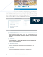 Tip Sheet 7 - Foodservice: Document Control and Records