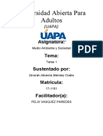 Tarea 1 Medio Ambiente