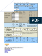 EZ Water Calculator Spreadsheet 3.0 - METRIC