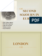 Second Sojourn in Europe