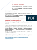 Características y Ventajas Del Aprendizaje Significativo