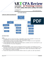 Lecture Notes Cash & Cash Equivalent: Page 1 of 7