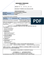 Segundo Periodo: Metas de Aprendizaje: Conocer y Comprender Los Hechos Históricos Que Permitieron La Independencia