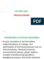 Lecture Two: Process Design