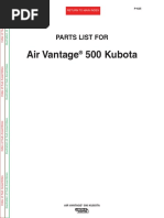 Air Vantage 500 Kubota: Parts List For