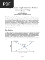 Testing Techniques in Agile Frameworks: A Study of User Acceptance Testing