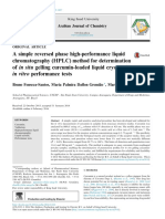 Curcumin HPLC