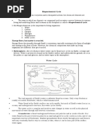 Biogeochemical Cycle