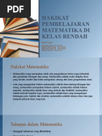 Hakikat Pembelajaran Matematika Di Kelas Rendah 2