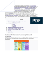 Guidance For Disposal of Laboratory Chemical Wastes: Chemical Waste Is A