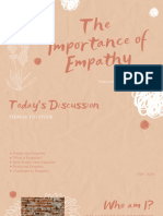 Importance of Empathy Keynote Presentation