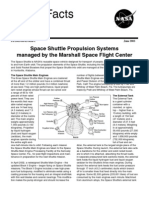 NASA Facts Space Shuttle Propulsion Systems Managed by The Marshall Space Flight Center