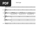 Let It Go Pentatonix PDF