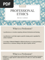 Professional Ethics: Prof. Eda S. P. Adornado