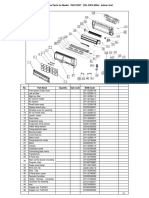 Exploded View Parts For Model PAC12037 220 230V, 60Hz: Indoor Unit