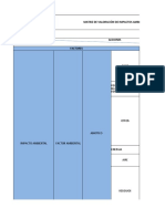 Matriz de Leopold Excel