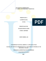 Diagnostico Empresarial Fase 2 Arbol de Problemas y Objetivos