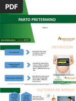 Parto Pretermino en Ginecologia