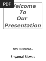 Welcome To Our Presentation