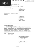 2020 Tiamani T Chirse V Sweetgreen Inc Et Al SUMMONS COMPLAINT 1 PDF