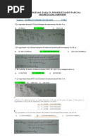 Problemas para El Primer Examen Parcial